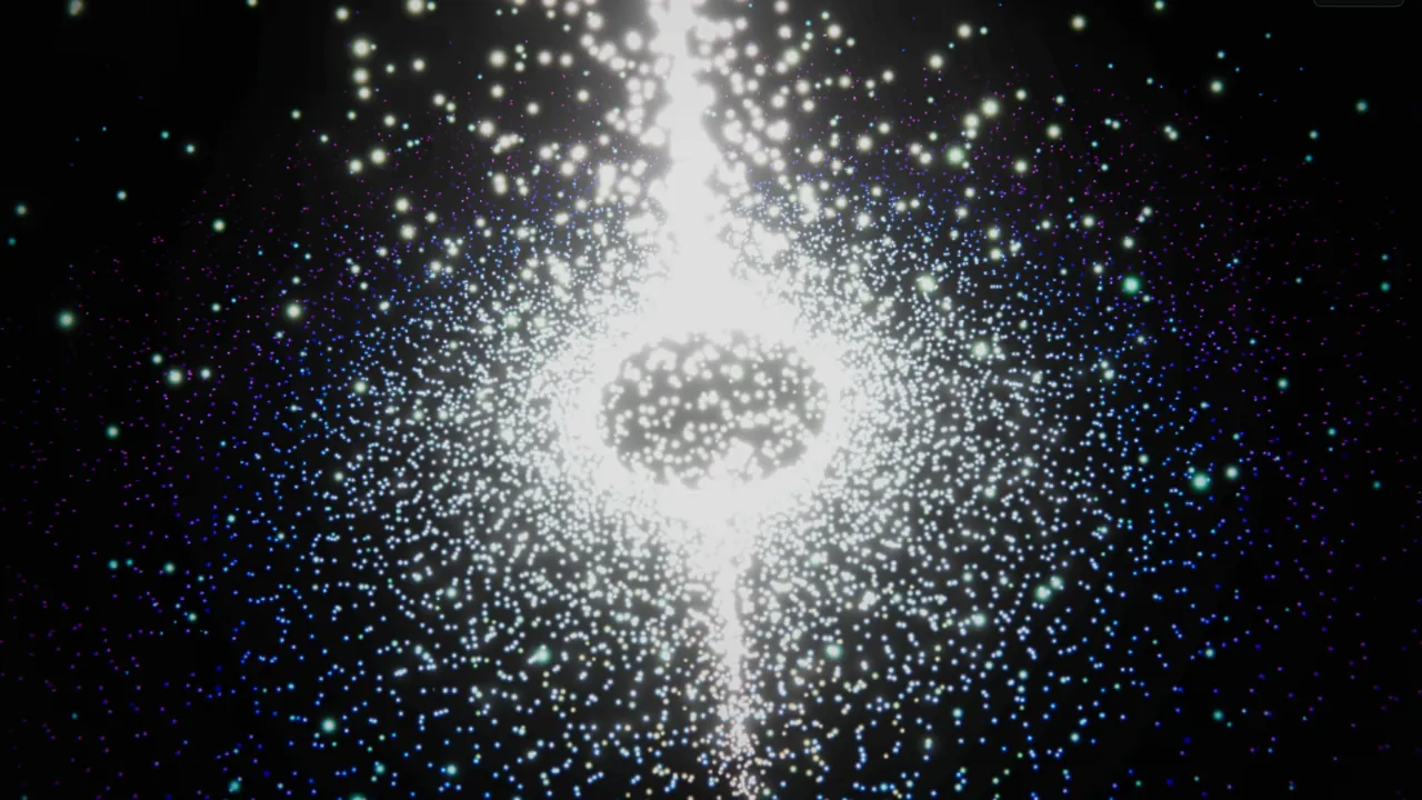 Quantum Singularity's black-hole topology: a disc of glowing particles with a jet through its centre